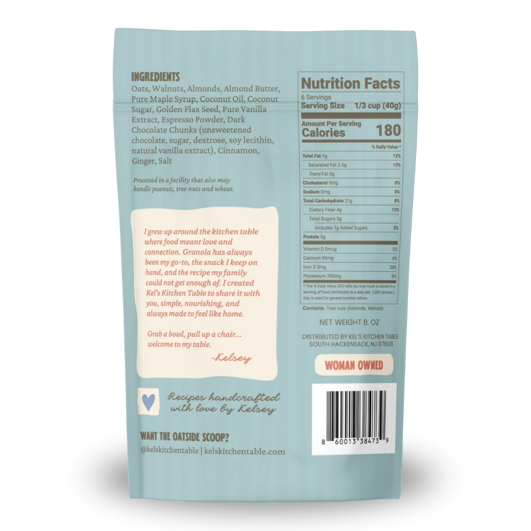 Dark Chocolate Espresso Granola