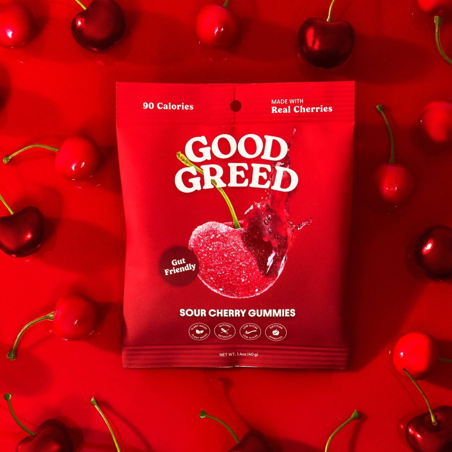 Sour Cherry Gummy Candy