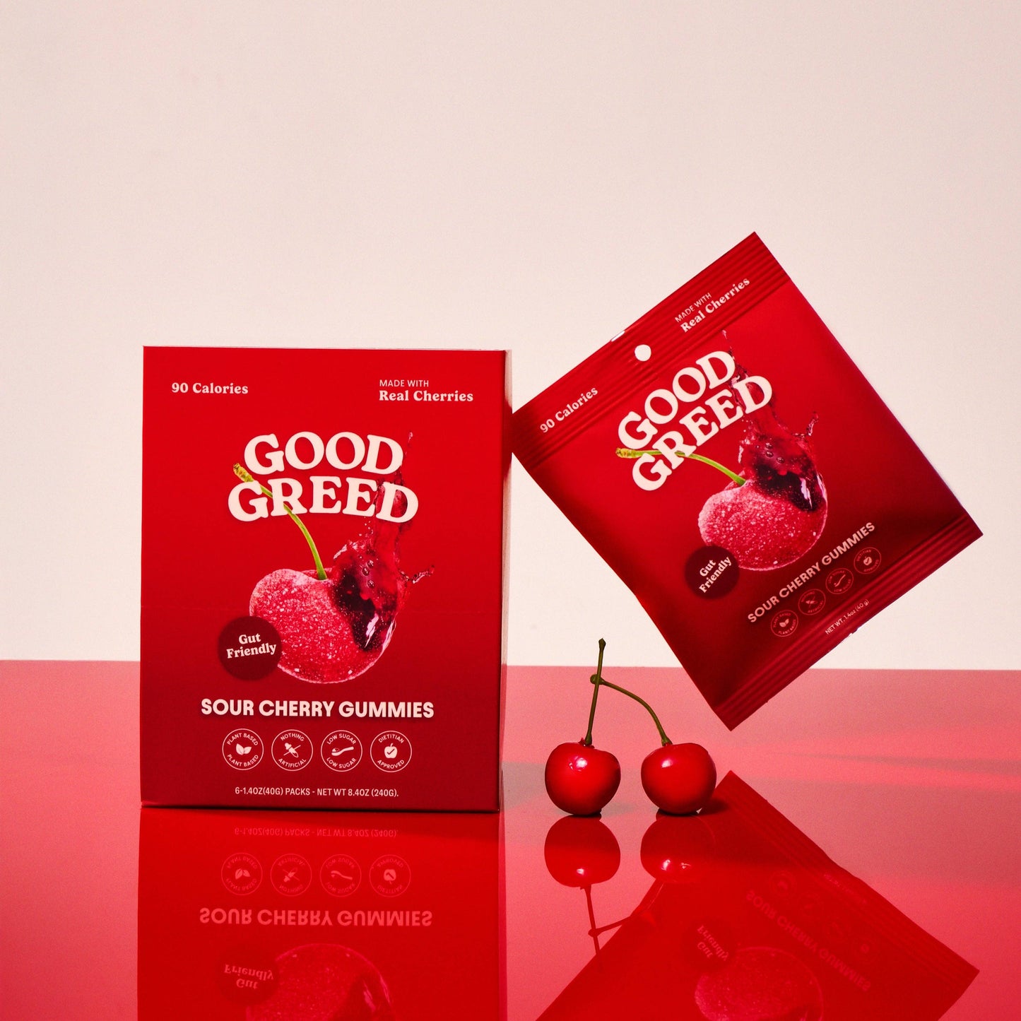 Sour Cherry Gummy Candy