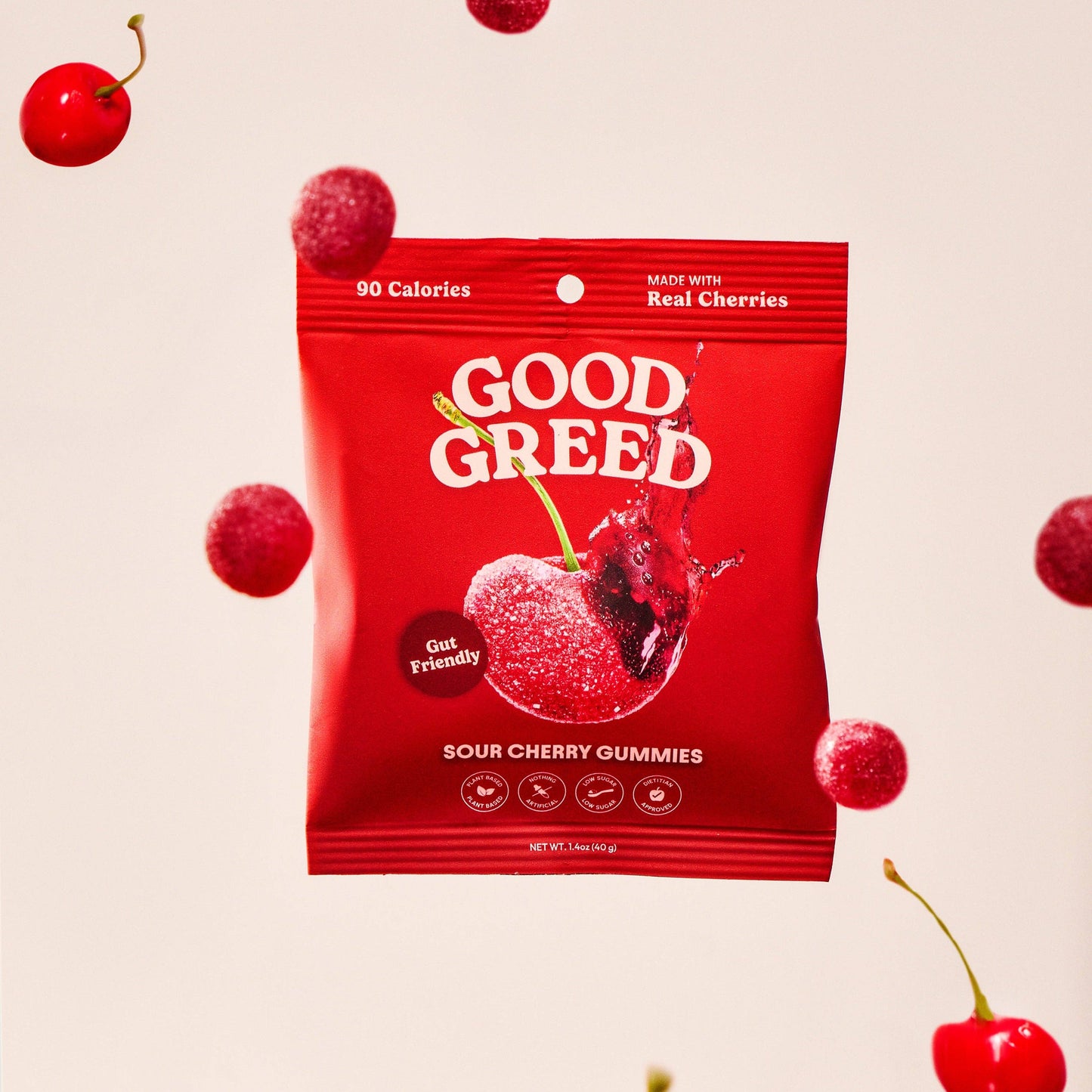 Sour Cherry Gummy Candy